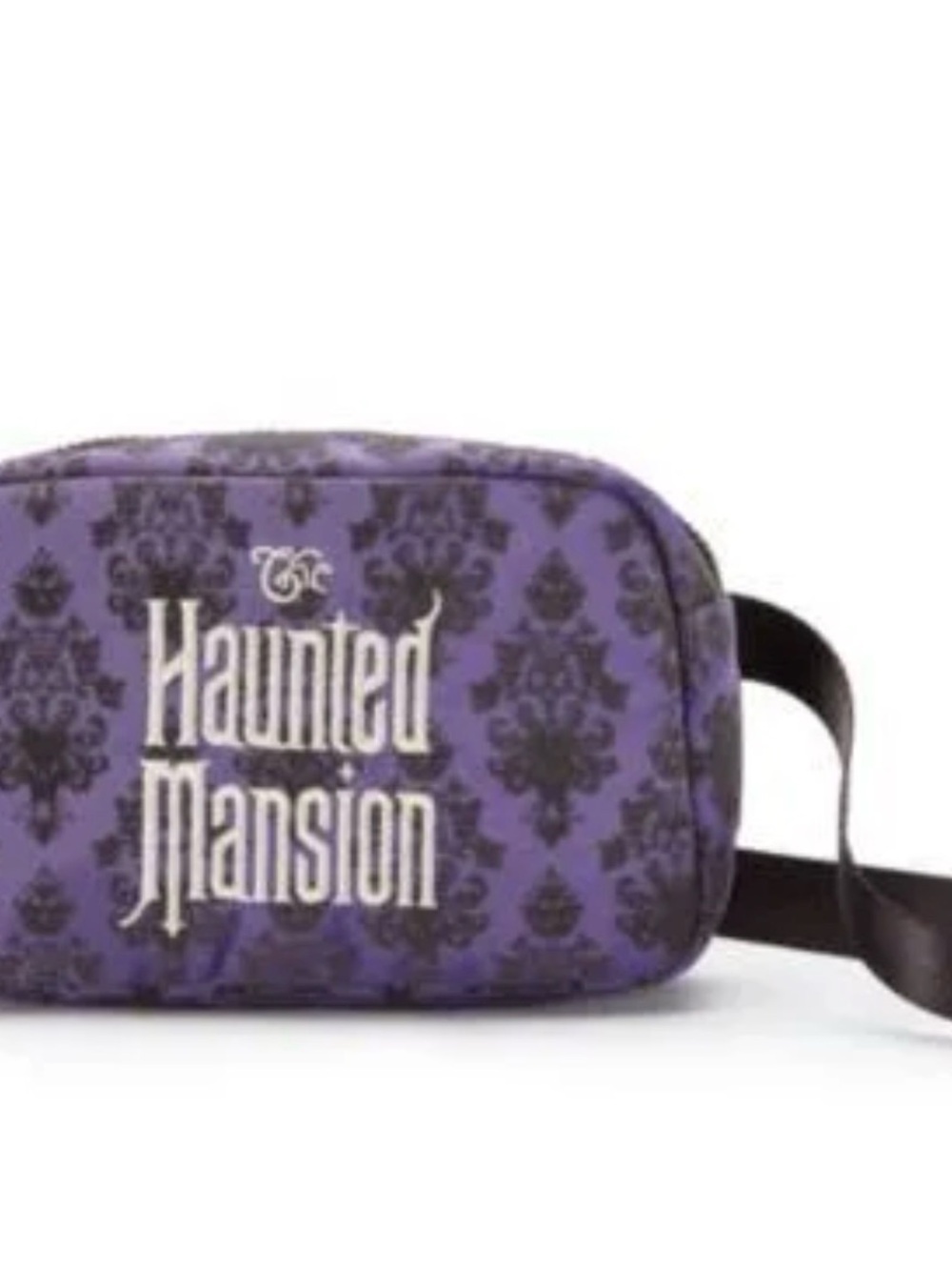 Disney , The Haunted Mansion , Purple and Black  Hip Pack/ Crossbody Bag